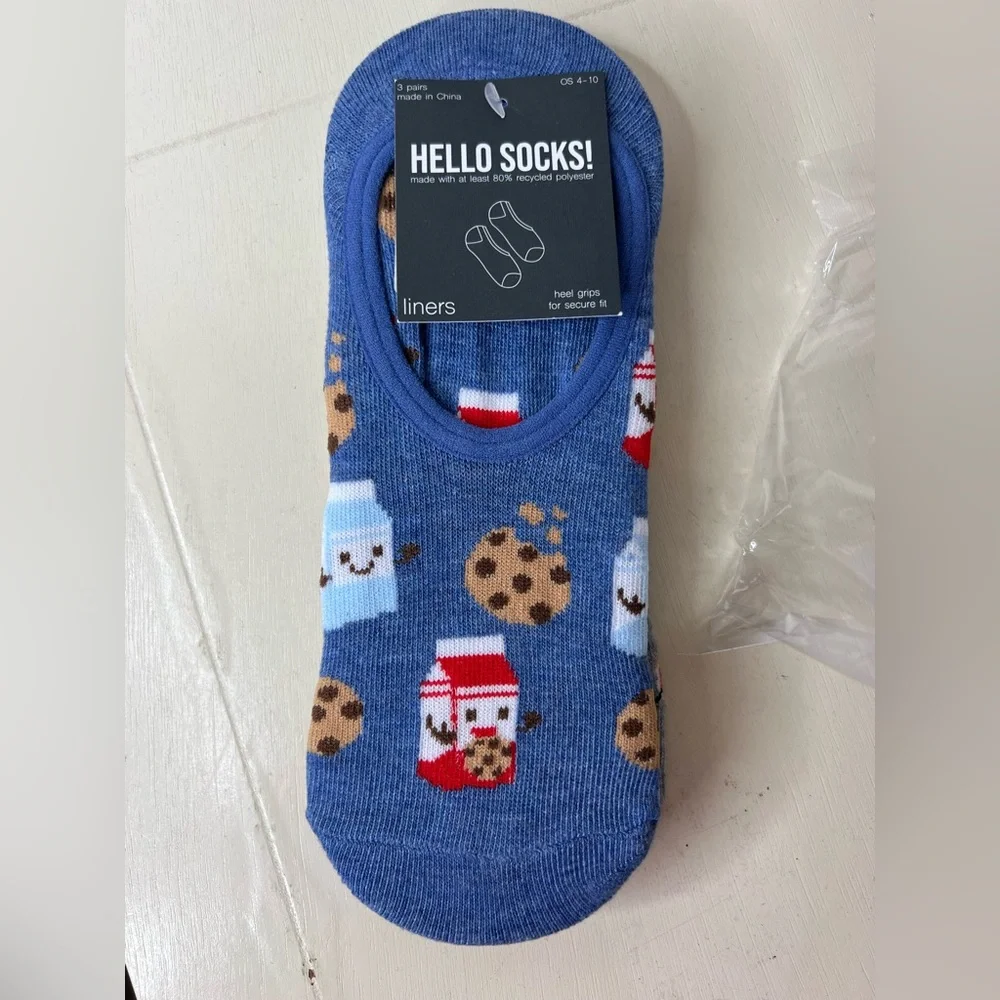 Brand New- Hello Socks - 3 Pair